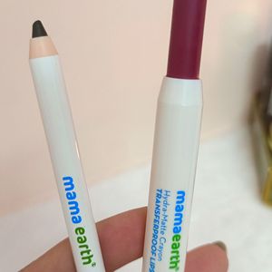 Mamaearth Hydra Matte Lip Crayon+Khol Combo