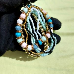 Set 1, 7 Layer Bohemian Bracelet.