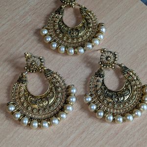 Maag Tila And Earings Set