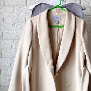 Beautiful Off White Overcoat.