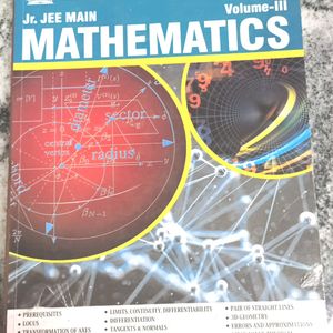 MATHEMATICS 1ST YEAR JEE MAIN BOOKS