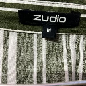 Zudio Green Shirt Dress