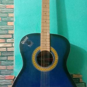 Blue Givson Guitar