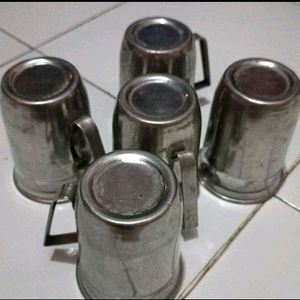 Old & Strong Stainless Steel Cup Set Of 5