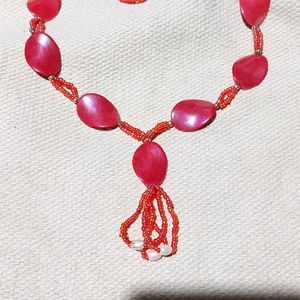 Combo Of RED & WHITE CHAIN