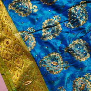 Full Maggam Work Pure Kanjeevaram Silk Saree