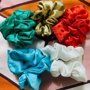 Premium Satin Scrunchies