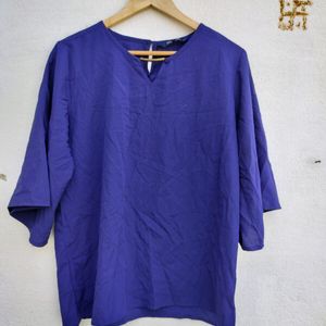 Tokyo Talkies Navy Blue Top