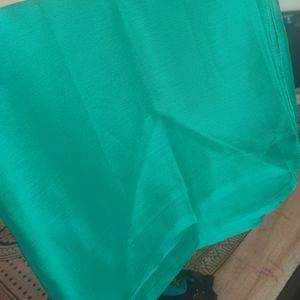 New Simple Green Saree