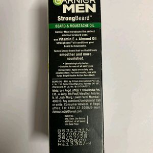 Garnier Men-Strong Beard And Moustache Oil