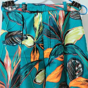 Tropical Print Trousers