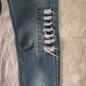 Blue High Waist Jeans