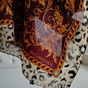 Yves Saint Laurent Silk Scarf