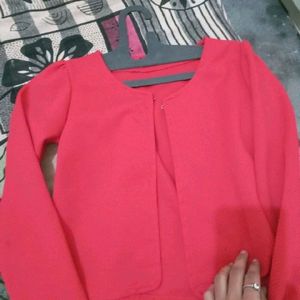 Red Jacket Carry With Top, Seelevesless Dress