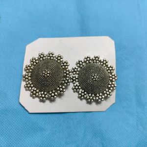 Oxidised Stud Earrings