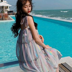 Korean Style Rainbow Dress