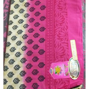 Unstitched Cotton Suit Without Dupatta Combo