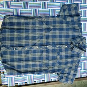 Men Blue Shirt