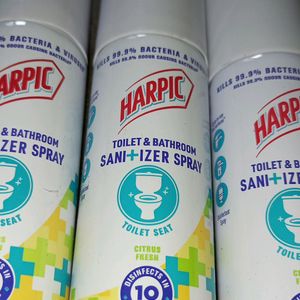 Combo Of 3 Harpic SANI+IZER SPRAY 🚽