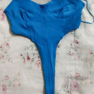 Zara Ocean Blue Top