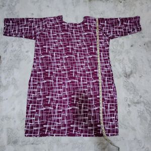 54 Bust Purple Kurti