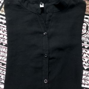 Sale🔥Black Georgette Shirt For Women