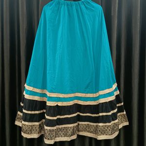 Sea Green Ethnic Skirt