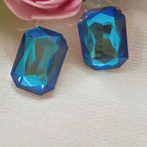 Blue crystal jewelry