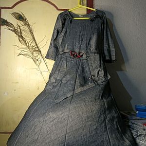 Charcoal Colour Dress