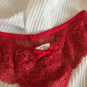 Red Lacey Thong From Lolita