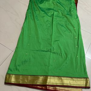 Combo Of 2 Womens Green And Blue Saree