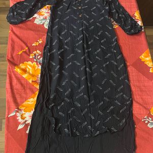 Navy Blue Kurta