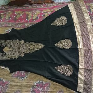 Churidar Black Colour