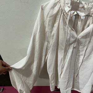 White H&M Blouse