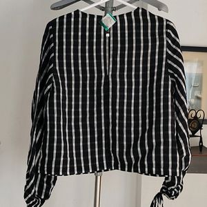 H&M Ribbon Blouse