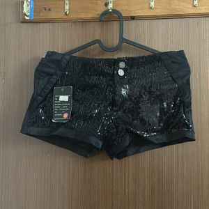 WILD WEST SHIMMERY SHORTS FOR WOMEN