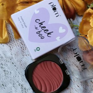 Plum Cheek-A-Boo Matte Blush- One In Melon