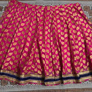 Pink Lehenga+ Choli+ Dupatta