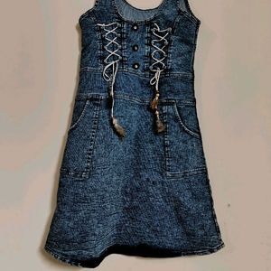 Denim Jeans Mini Dress