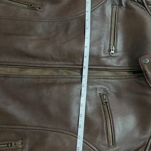 Pure Goat Leather Hand stitched Jacket