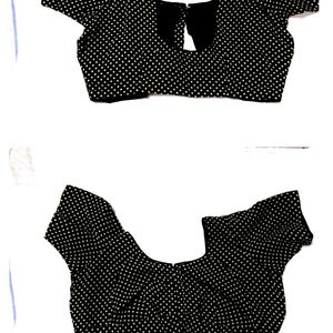 Combo Blouse Of Two Piece