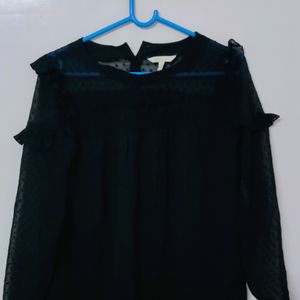 Mast And Harbour Black Stylish Top