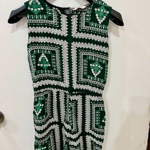 Green Sleeveless Jumpsuit