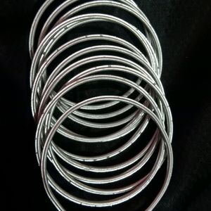 New Silver Shinning Bangles