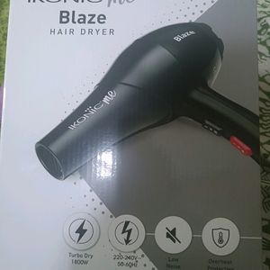 Ikonic me Blaze Hair Dryer Black 🖤