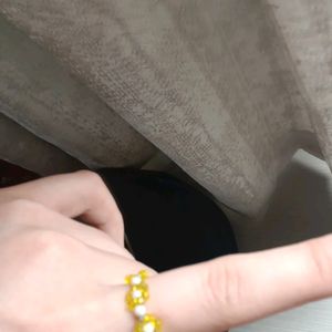 BEADED YELLOW RING FLOWER