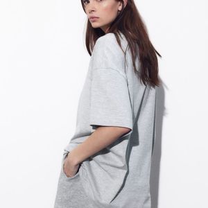 Plain grey Oversized Unisex T Shirt