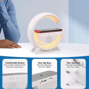 3-in-1 Bluetooth Speaker Cum Wireless Charger