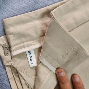 Beige Korean Trousers