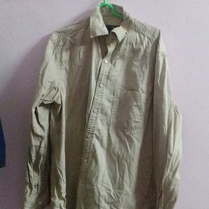 40 Size Oxford Brandes Beige Colour Shirt.